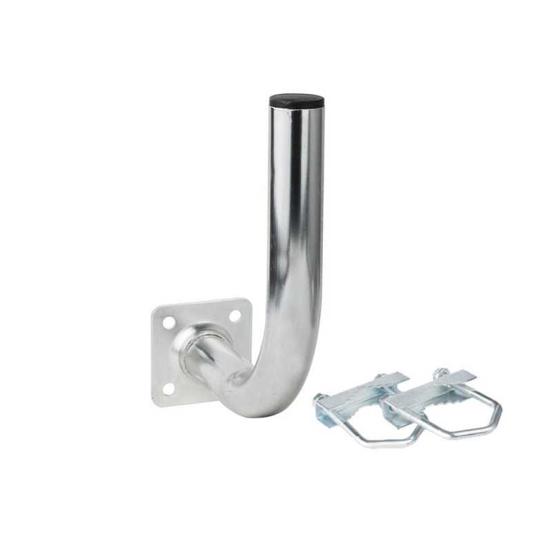 Extralink L200 Balkon Aparatı, 200mm, M8 Kelepçeler ile, Çelik, Galvanize