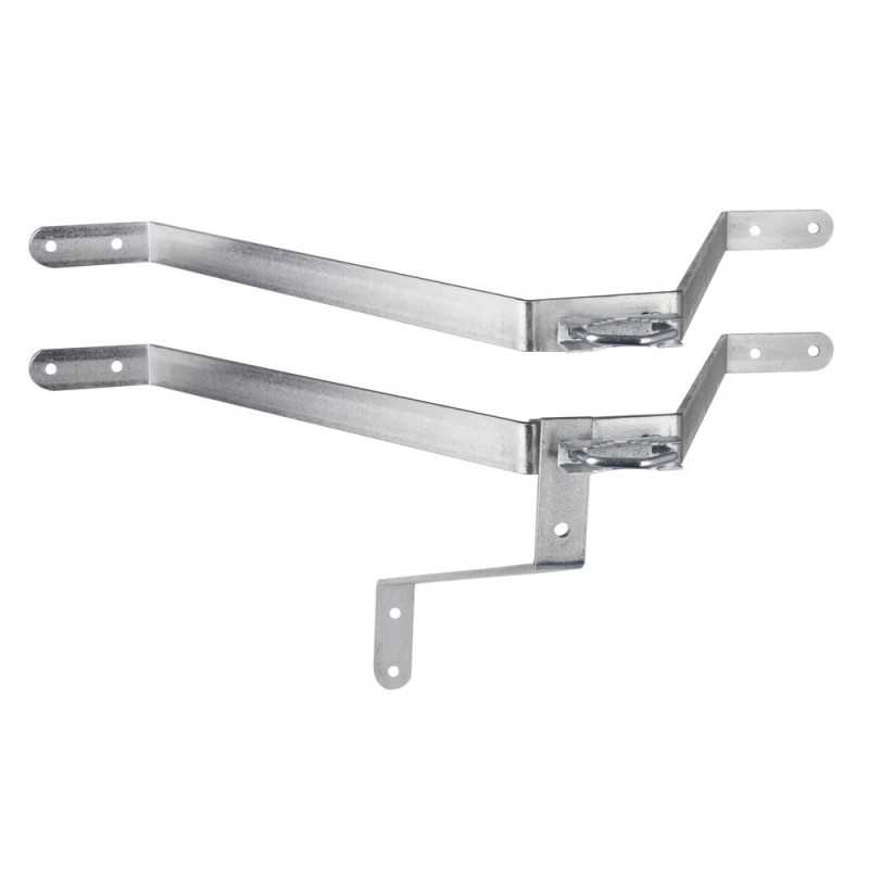Extralink K500 | Suporte de mastro | 500mm, com cibantes M8, Aco galvanizado