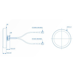 Teltonika 003R-00252 | LTE Antenna | Montaje en techo, SMA, COMBO MIMO - Imagen 4