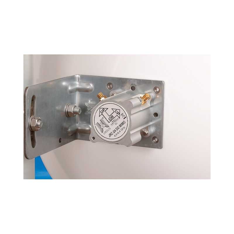 Параболическая антенна Jirous JRC-24DD MIMO RP-SMA комплект из 2 штук, 4.9 - 6.4GHz, 24.5dBi, 2x RP-SMA - Изображение 4