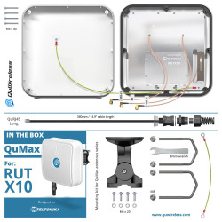 QuWireless QuMax AX10M | Wi-Fi + Bluetooth Antenne | für Teltonika RUTX10 V2 - Bild 5
