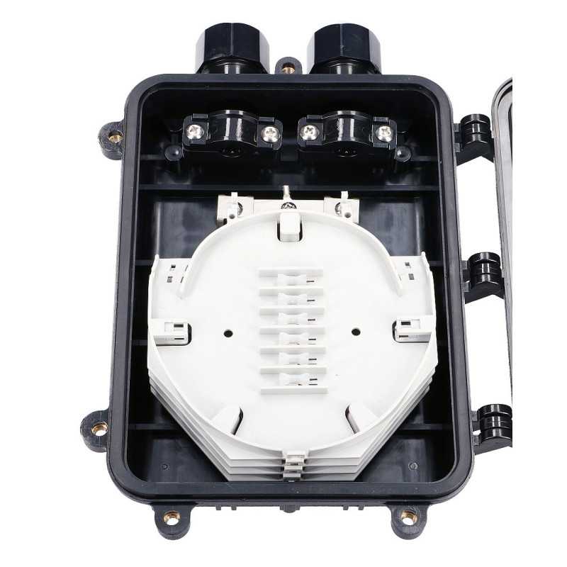 Extralink Bruce | FTTX Closure | 4 trays, 96 core, black - Image 5