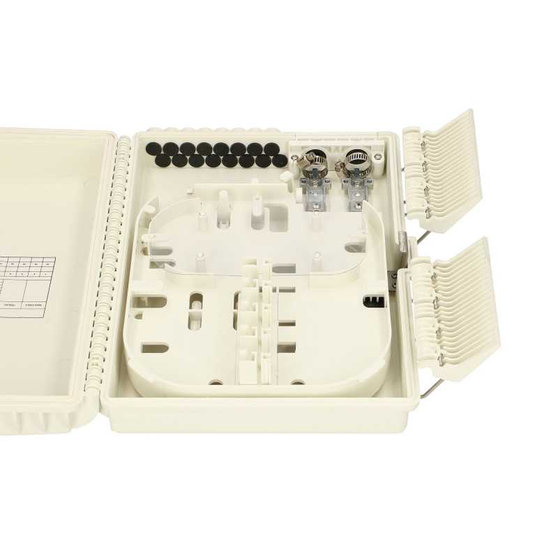 Extralink Elena | Fiber optic distribution box | 16 core, white - Image 6