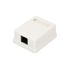 Extralink | Gniazdo natynkowe | 1x RJ45 KAT5E UTP