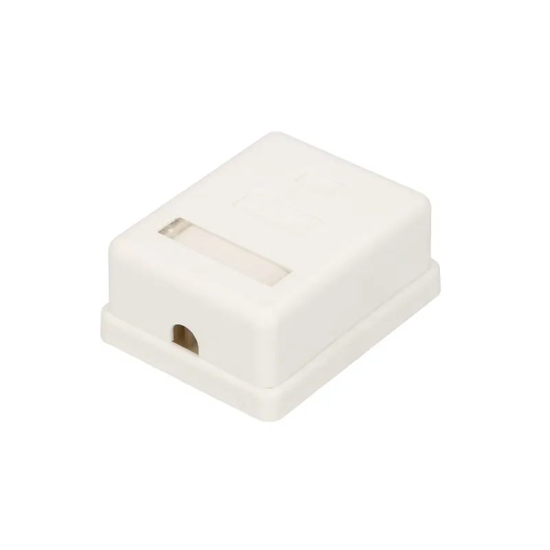Extralink | Gniazdo natynkowe | 1x RJ45 KAT5E UTP - Zdjęcie 2