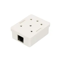 Extralink | Gniazdo natynkowe | 1x RJ45 KAT5E UTP - Zdjęcie 3