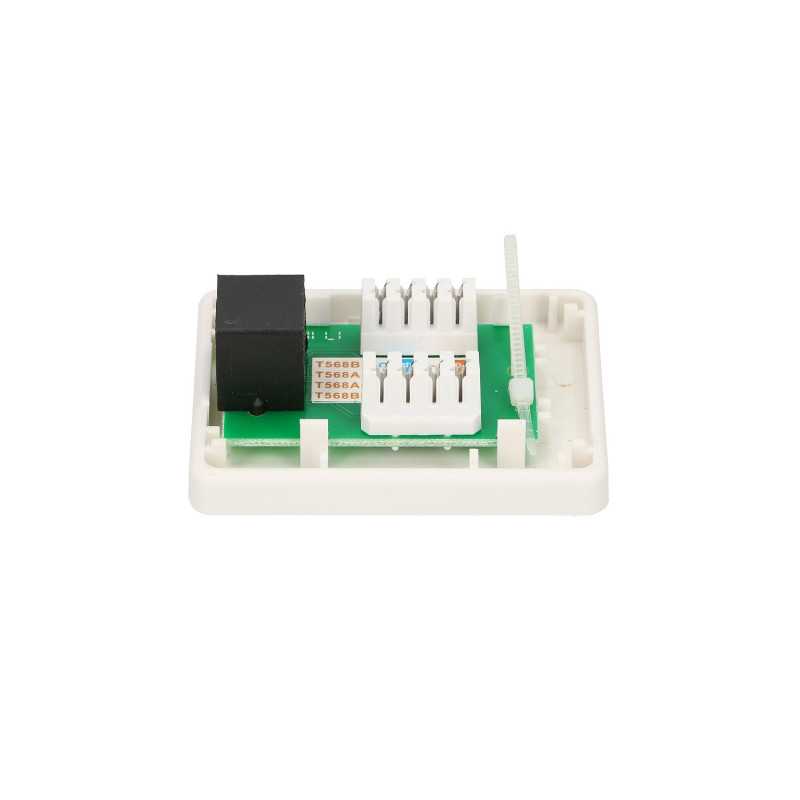 Extralink | Steckdose zur Wandmontage | 1x RJ45 KAT5E UTP - Bild 5