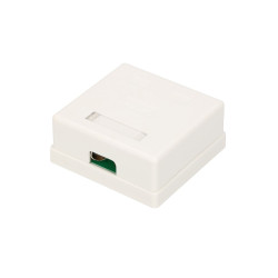 Extralink | Soquete de superfície | 2x RJ45 KAT5E STP - Imagem 2