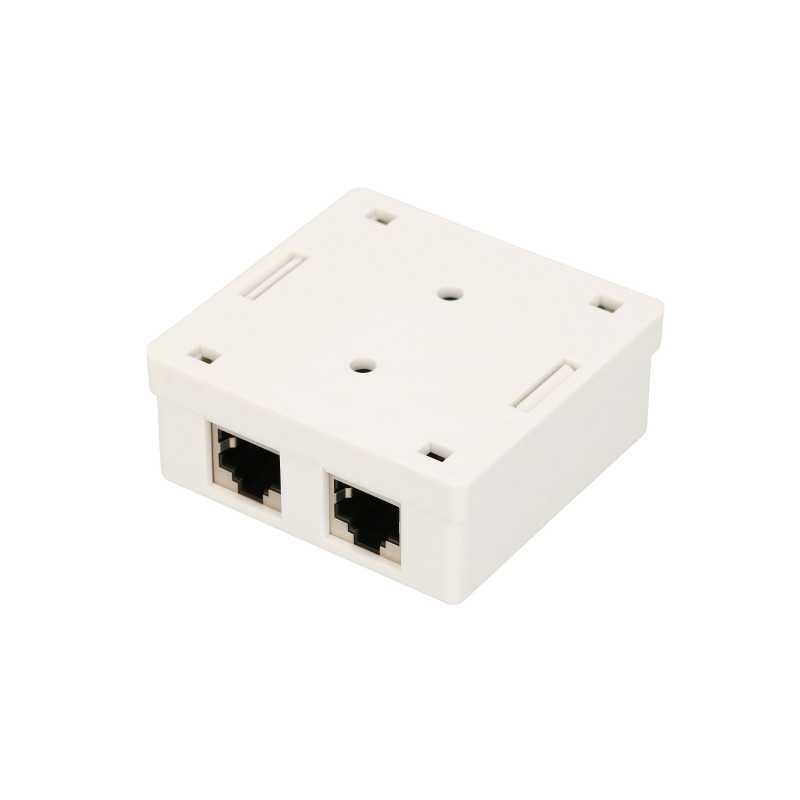 Extralink | Povrchová zásuvka | 2x RJ45 KAT5E STP - Obrázek 3