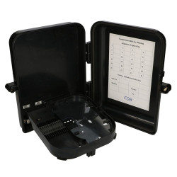 Extralink Eliza V2 | Fiber optic terminal box | 16 core, black, mid-span - Image 5