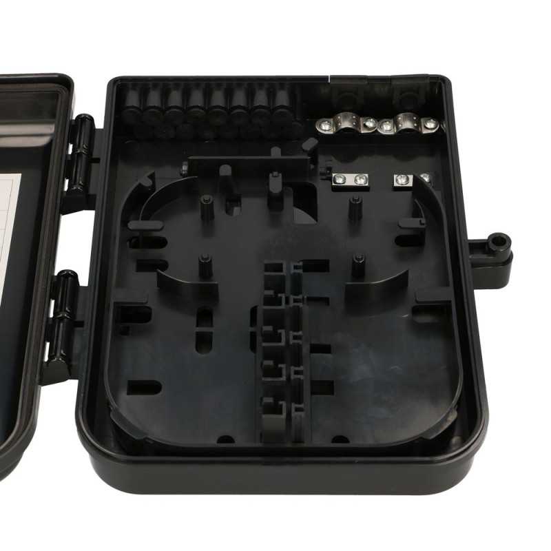 Extralink Eliza V2 | Fiber optic terminal box | 16 core, black, mid-span - Image 6