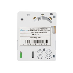 Оптоволоконный короб Extralink Olivia, 2 спайки, с пигтейлом и адаптером SC/APC - Изображение 2