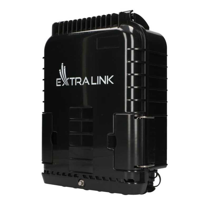 Extralink Jennifer | Caja de fibra óptica | 16 soldaduras, negro, con conector - Imagen 4