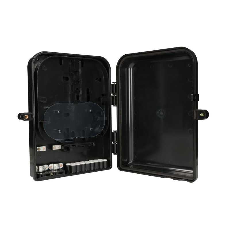 Extralink Eliza | Caixa de fibra óptica | 16 soldas, preto - Imagem 5
