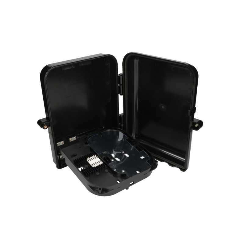 Extralink Eliza | Caixa de fibra óptica | 16 soldas, preto - Imagem 6