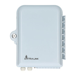 Extralink Emma | Caixa de fibra &oacute;ptica | 16 soldas, branco