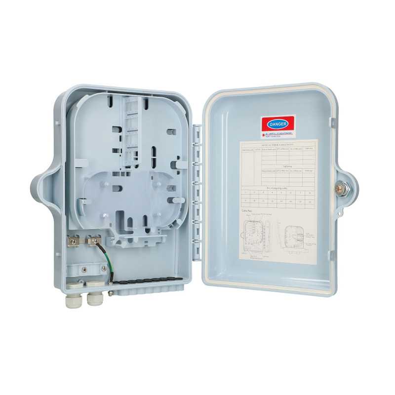 Extralink Emma | Caja de fibra óptica | 16 core, blanco - Imagen 3