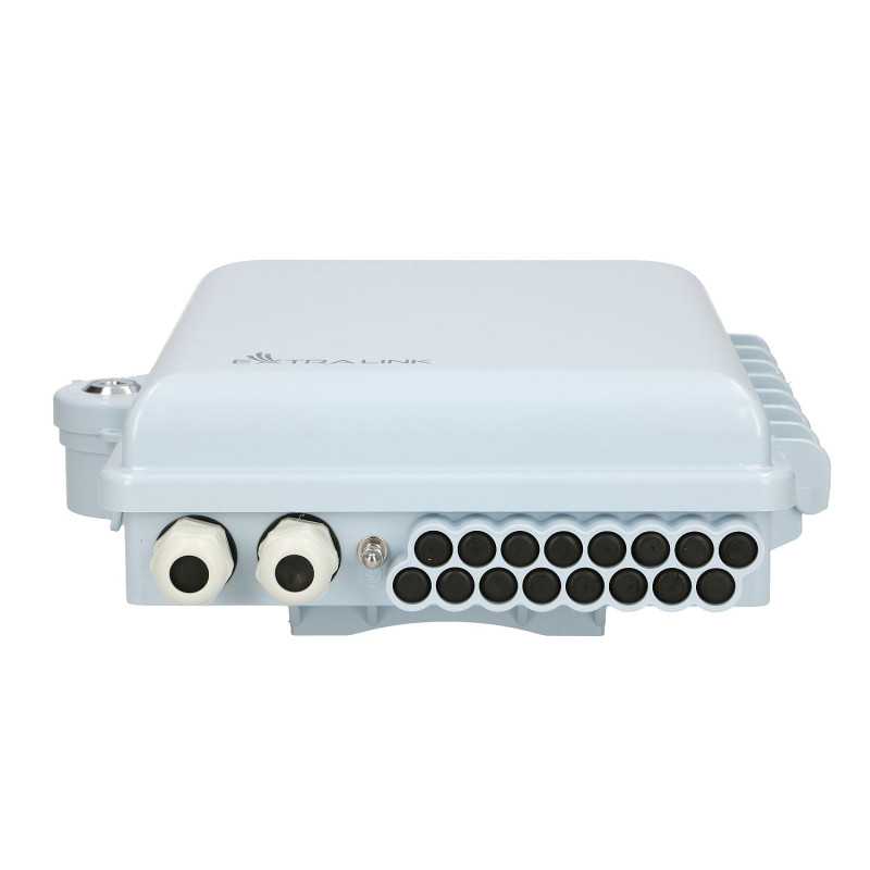 Extralink Emma | Fiber optic terminal box | 16 core, white - Image 5