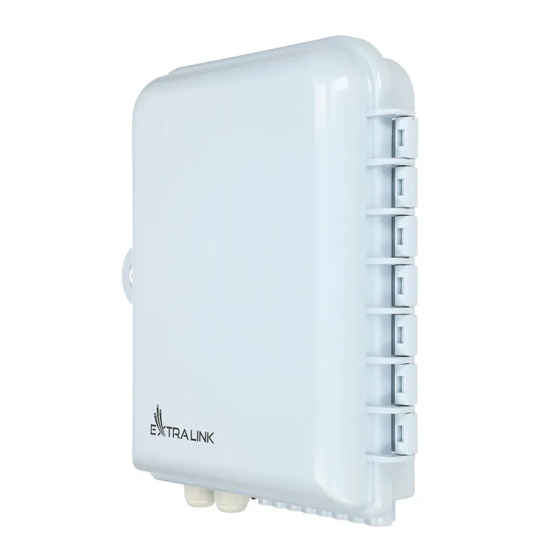 Extralink Emma | Caja de fibra óptica | 16 core, blanco - Imagen 6