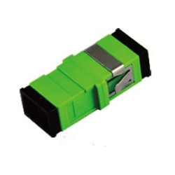 Extralink SC/APC Adaptörü, Tek Mod, Simplex, Flanşsız, Yeşil