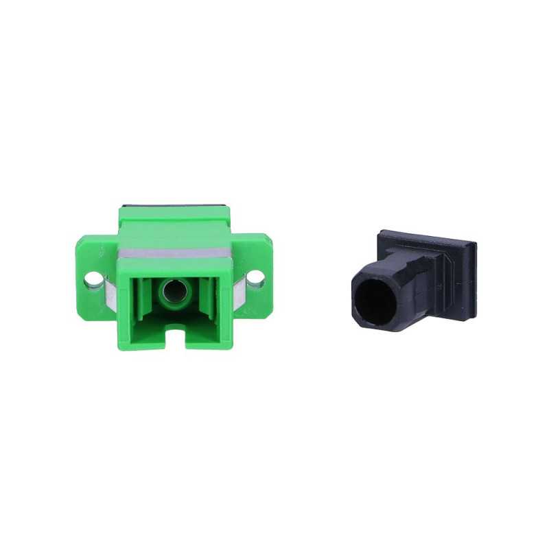 Extralink SC/APC | Adapter | Single Mode, Simplex, grün - Bild 3