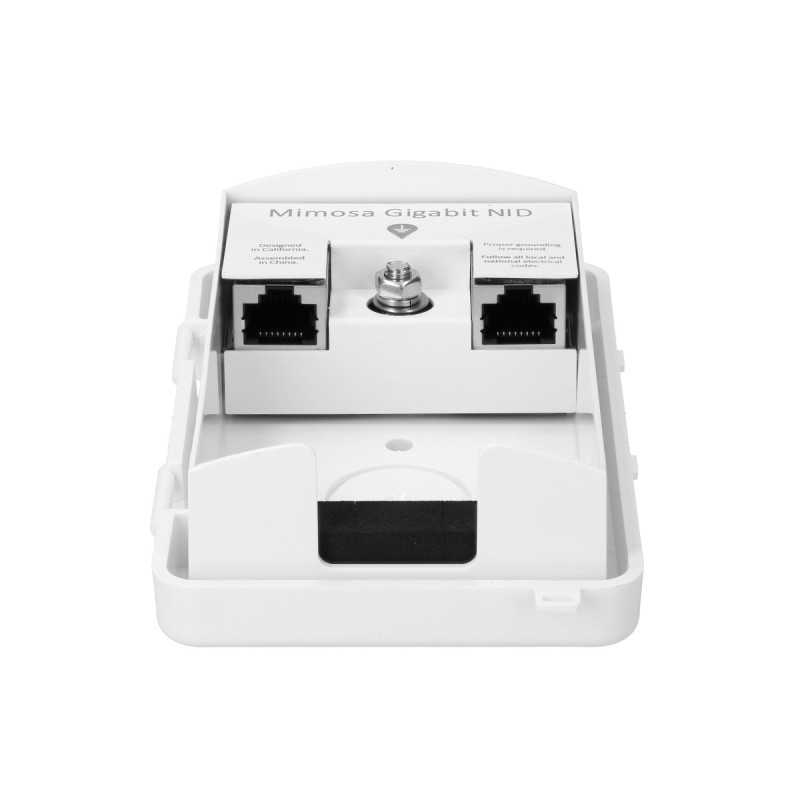 Mimosa NID | Interface exterior, pára-raios com ligaçao a terra | 2x RJ-45, Gigabit, IP54 - Imagem 6