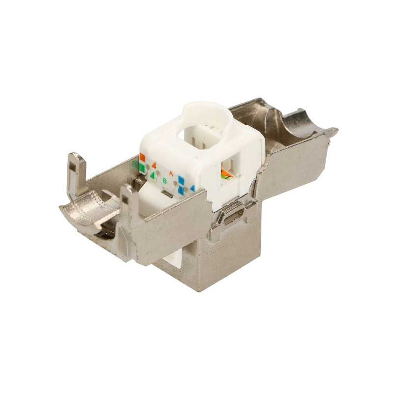 Коннектор Keystone Extralink CAT6A STP, RJ45 - Изображение 3