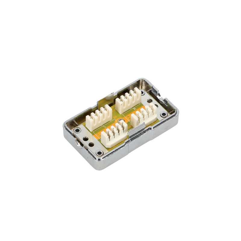 Extralink CAT6 STP | Rozvodná krabice | sud, konektor, stříbrná - Obrázek 3