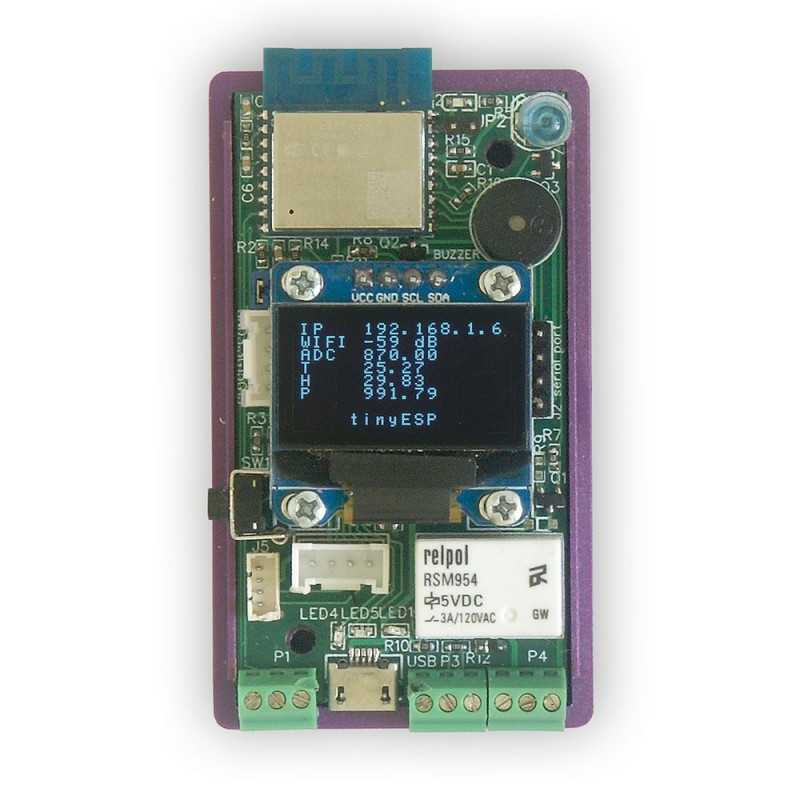 Контроллер WiFi TinyESP Tinycontrol, OLED 0.96” - Изображение 3