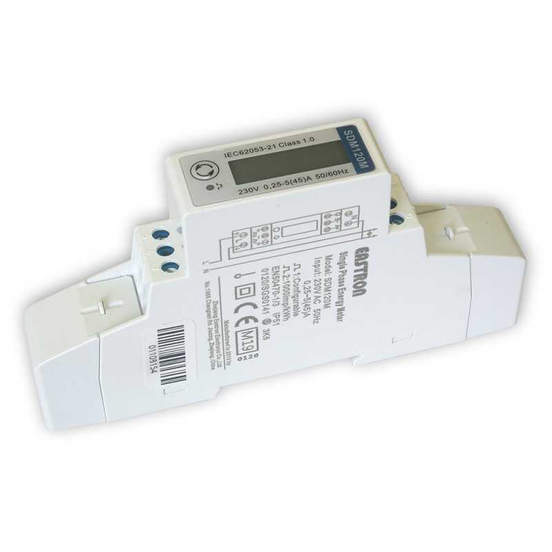 Medidor de energia Tinycontrol | SDM120M | Modbus - Imagen 2
