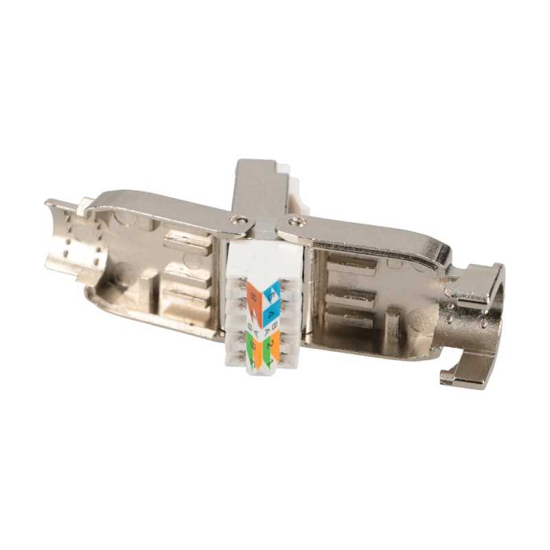 Extralink CAT6A RJ45 | Wtyk RJ45 | beznarzędziowy montaż - Zdjęcie 4