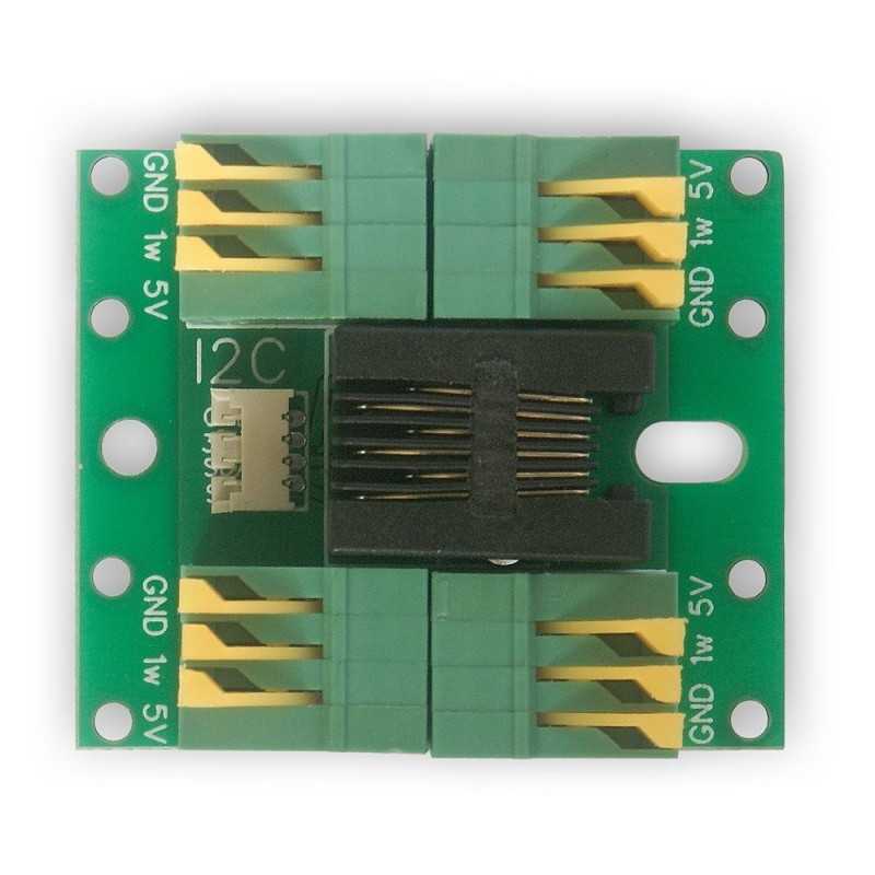 Tinycontrol spliter RJ12 | do czujnika DS18B20 | śrubowy, do lankontrolera, I2C - Zdjęcie 2