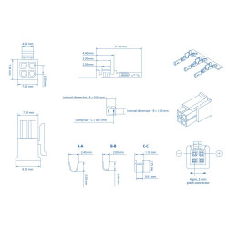 Teltonika PR4MK04K de 4 pinos, Modelo PR4MK04K para Roteadores Teltonika - Imagem 2