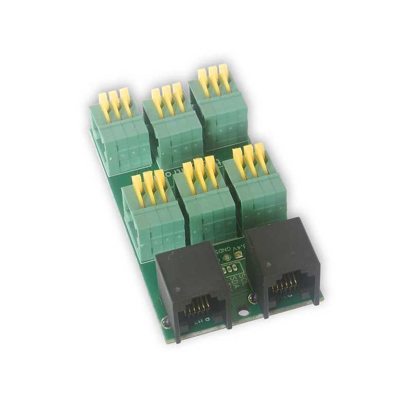 Placa de extensión TINYCONTROL TB2, 1-WIRE, I2C, para controlador LAN V3.5