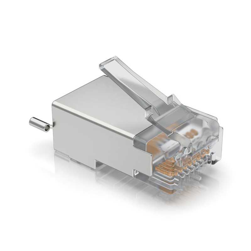 RJ45 Konnektör Ubiquiti UISP-Connector-SHD 100'lü, UISP Kabloları için - Görsel 2