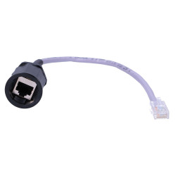 Водонепроницаемая розетка RJ45 IP67, 150mm, UTP Cat.5 - Изображение 3