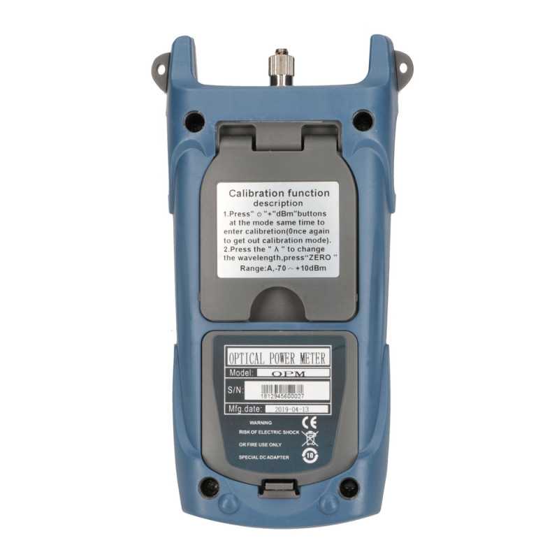 Extralink WT-3053 | Medidor de potencia óptica | 800-1600nm, LCD, 3 pilhas AA - Imagem 3