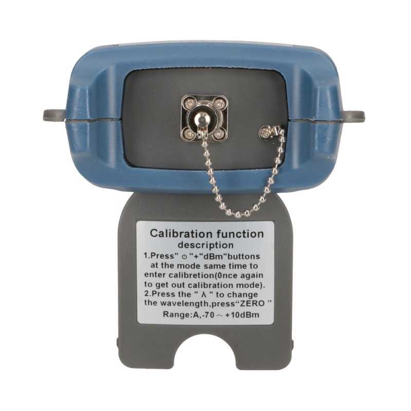 Extralink WT-3053 | Medidor de potencia óptica | 800-1600nm, LCD, 3 pilhas AA - Imagem 5