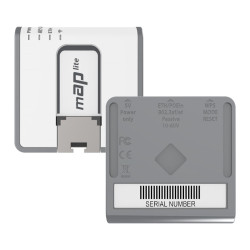 Точка доступа MikroTik mAP lite, RBmAPL-2nD, 2x2 MIMO, 2,4GHz, 1x RJ45 100Mb/s - Изображение 3