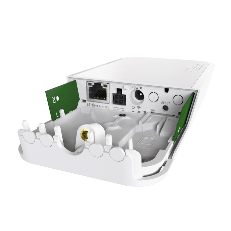 MikroTik wAP R | Ponto de acesso | RBwAPR-2nD, 2,4GHz, miniPCI-e, 1x RJ45 100Mb/s - Imagem 2