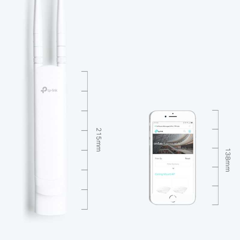 TP-Link EAP110-Outdoor | Ponto de acesso | N300, MIMO, 1x RJ45 100Mb/s, Exterior - Imagem 4