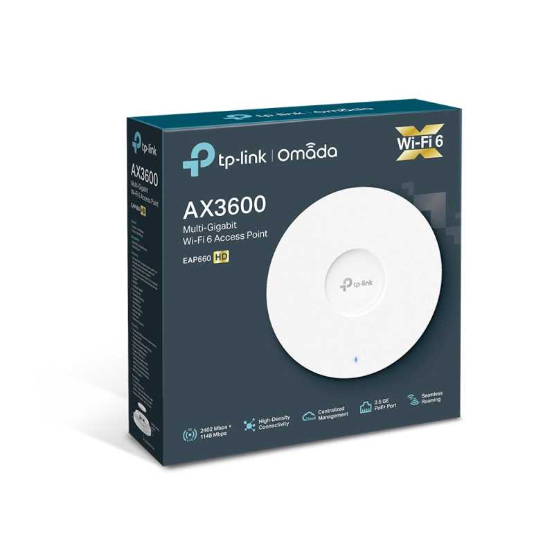 TP-Link EAP660 HD | Access point | MU-MIMO, AX3600, Dual Band, 1x RJ45 2.5Gb/s - Image 5