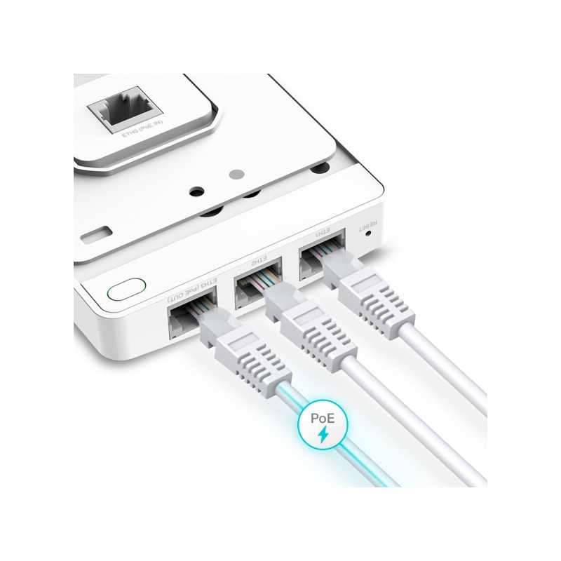 TP-Link EAP615-Wall | Přístupový bod | MU-MIMO, AX1800, Dual Band, 4x RJ45 1000 Mb/s - Obrázek 3