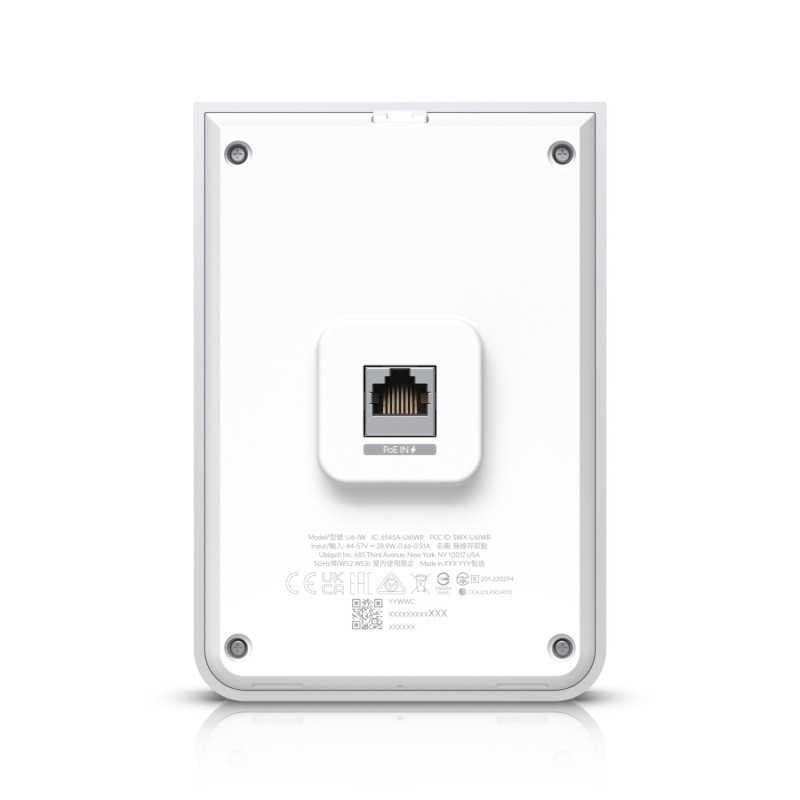 Точка доступа Ubiquiti U6-IW, UniFi6 In-Wall, WiFi 6 с двумя диапазонами, 1x GbE PoE In, 4x GbE PoE Out - Изображение 6