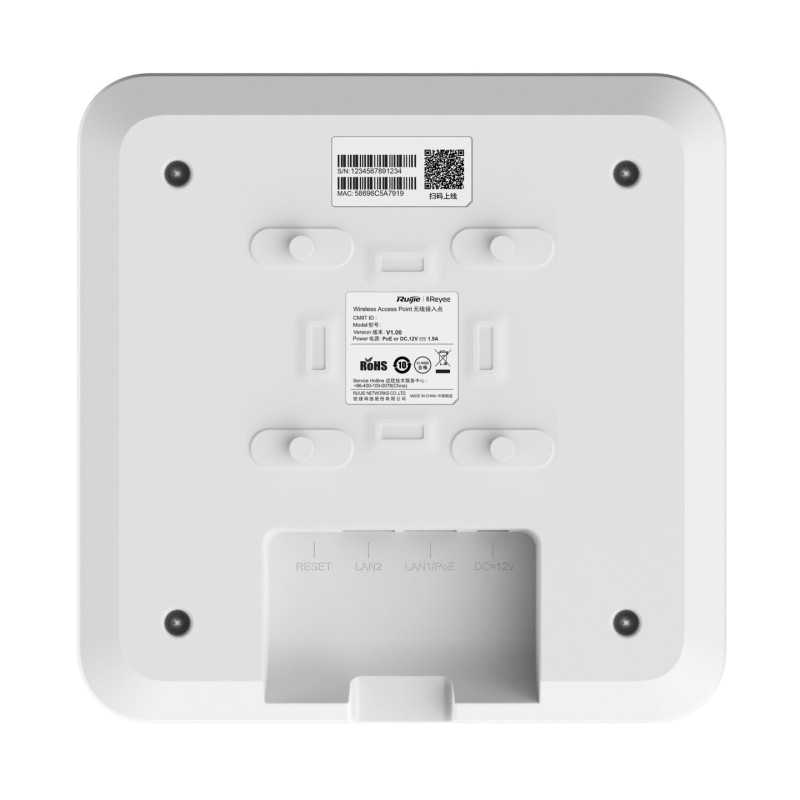Zugangspunkt Ruijie Reyee RG-RAP2260(G), Wi-Fi 6 AX1800, 2x RJ45 1000Mb/s, 100 Clients, Deckenmontage - Bild 5