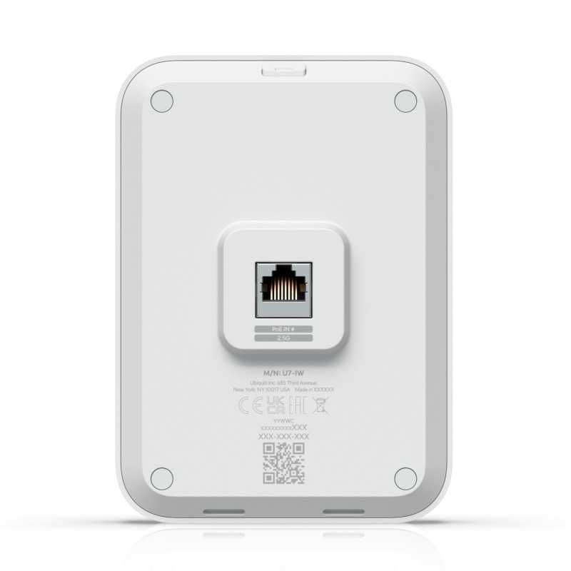 Точка доступа Ubiquiti U7-IW, настенное крепление, WiFi 7, коммутатор PoE 2.5 GbE - Изображение 3