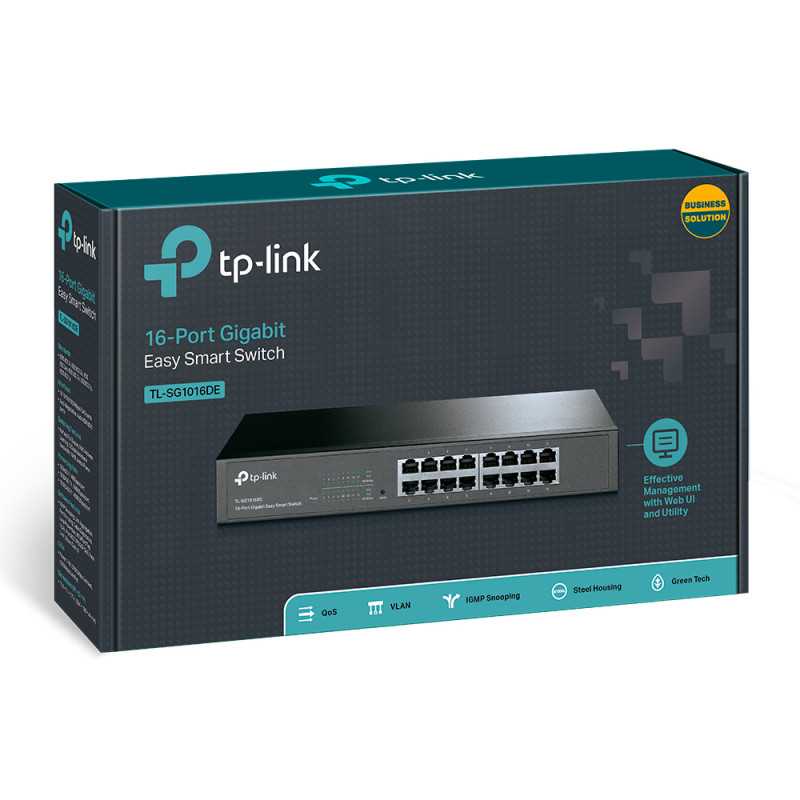 TP-Link TL-SG1016DE | Switch | 16x RJ45 1000Mb/s, Rack, no gestionado - Imagen 4