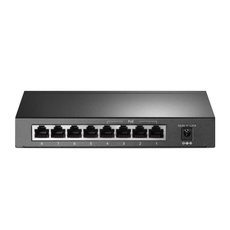 TP-Link Switch TL-SF1008P, 8x RJ45 100Mb/s, 4x PoE - Görsel 3