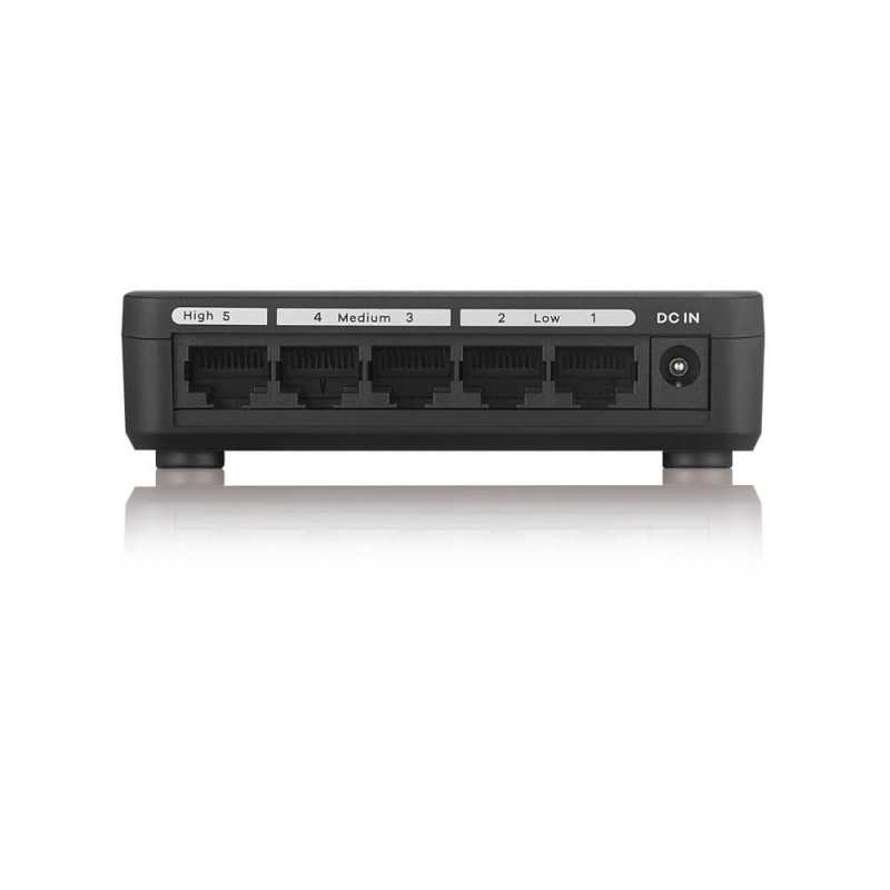 Switch Zyxel GS-105S V2, 5x RJ45 1000Mb/s, non gestito - Immagine 4