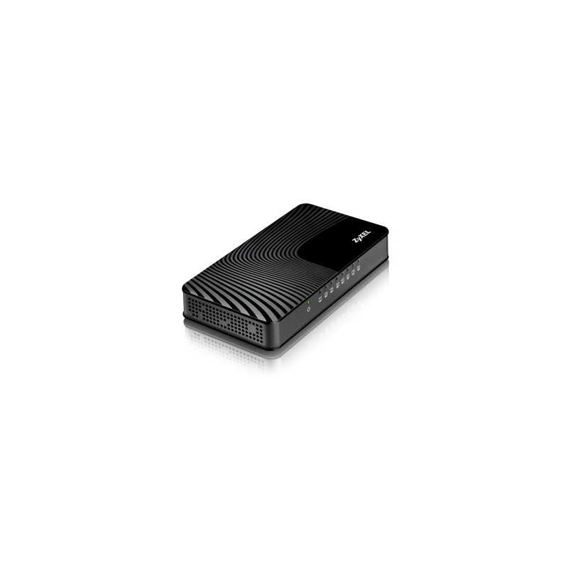 Zyxel GS-108S V2 | Switch | 8x RJ45 1000Mb/s, niezarządzalny - Zdjęcie 3